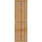 Ekena Millwork Framed Board-n-Batten Shutters, Rough Sawn Western Red Cedar, 21 1/2W x 71H, PR RBF06S21X071RWR - alternate 2